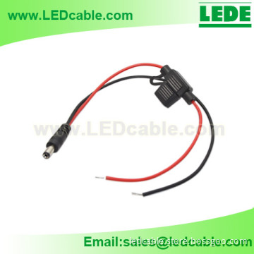 Waterproof In-Line Blade Fuse Holder with DC Connector For motorcycle accent LED light